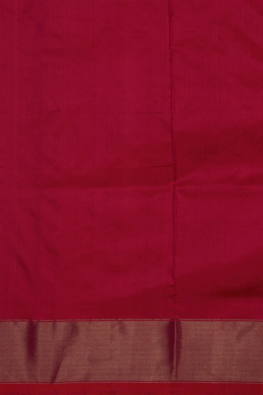Image of Pochampally Ikat Silk Fuchsia Pink Saree